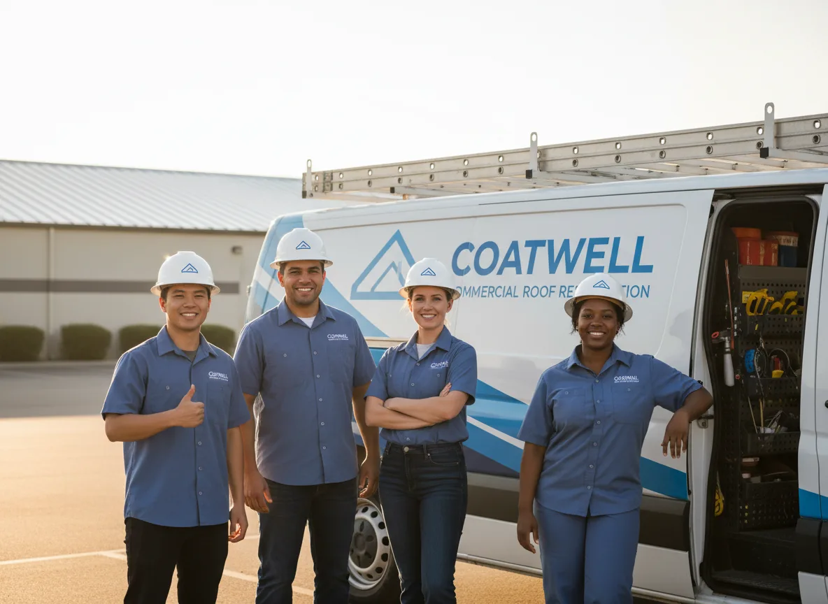 Commercial roof coating company in Modale, IA